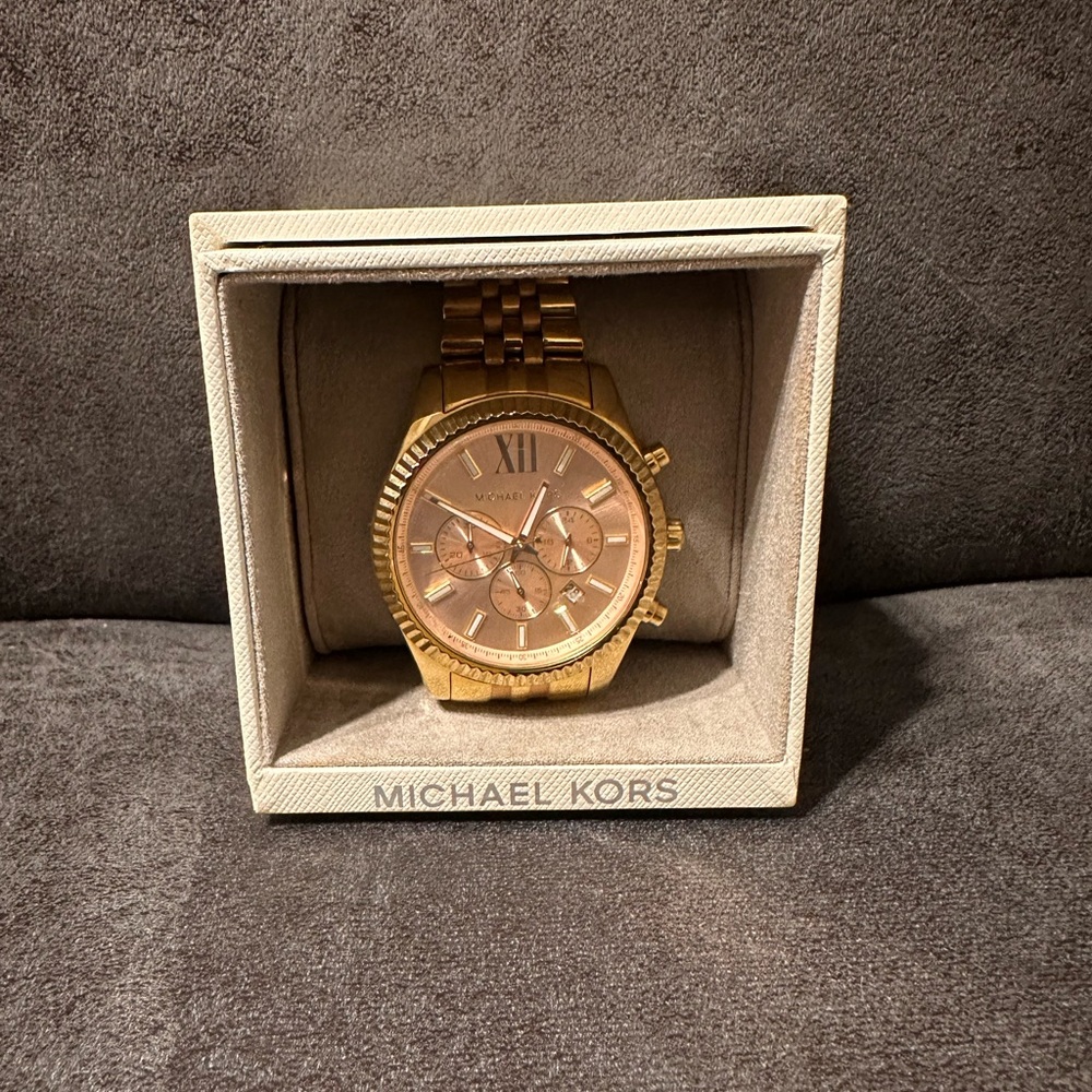 Michael Kors Watch Pink Face